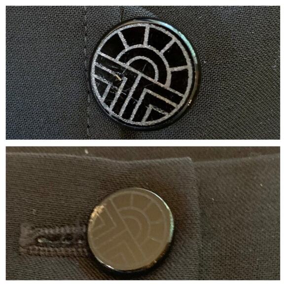 LOUIS FERAUD Black Two Piece Suit Skirt Blazer Jacket 46/14 - Picture 16 of 16